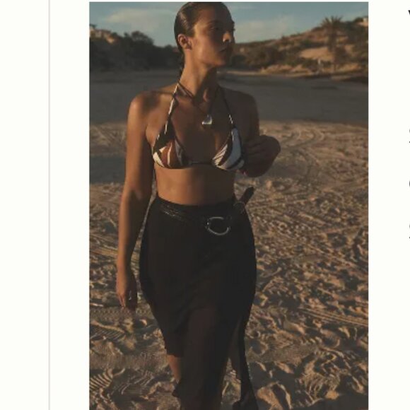 Brand New Vitamin A Gia Triangle Bikini Top - Picture 2 of 9